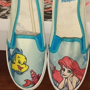 Little Mermaid slip on shoes